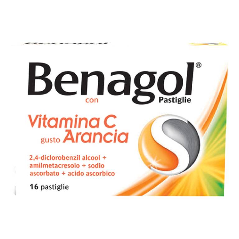 BENAGOL VITAMINA C ARANCIA - 16PASTIGLIE
