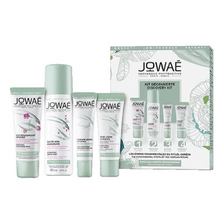 JOWAE TRAVEL KIT BEAUTY ROUTINE IDRATANTE