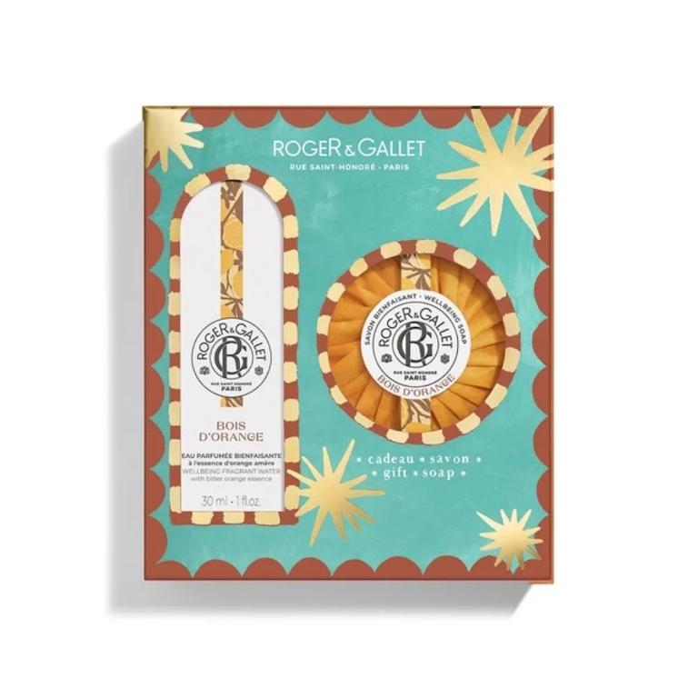 ROGER&GALLET NATALE BOIS D'ORANGE ACQUA PROFUMATA+SAPONE