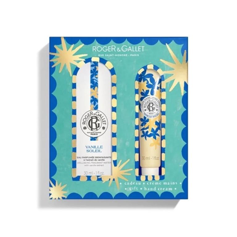 ROGER&GALLET NATALE VANIGLIA ACQUA PROFUMATA + CREMA MANI