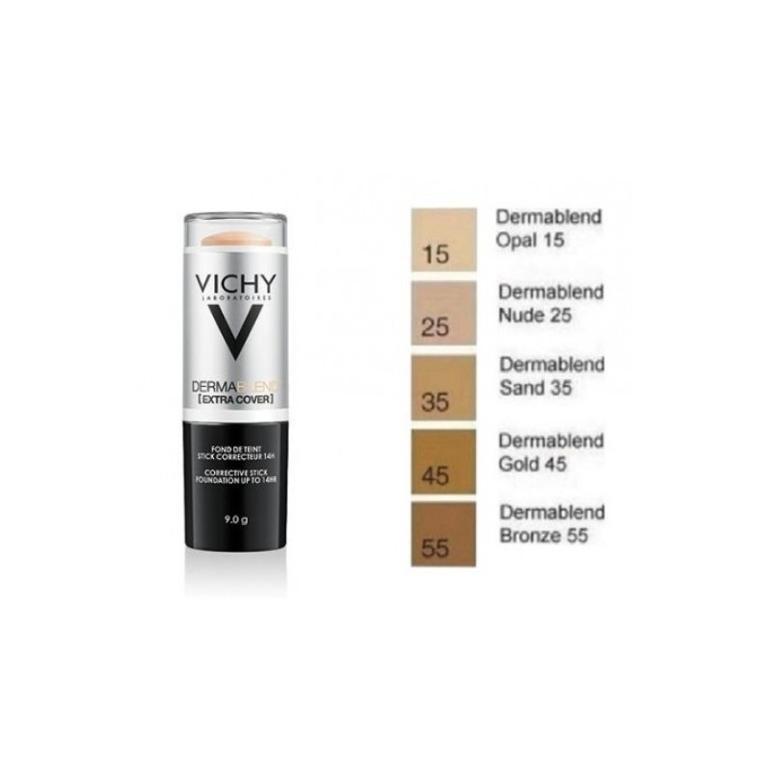 VICHY DERMABLEND FONDOTINTA EXTRA COVER STICK N.25 - 9GR
