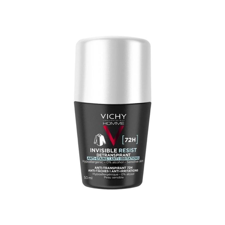 VICHY HOMME DEODORANTE ROLL-ON 72H INVISIBILE - 50ML